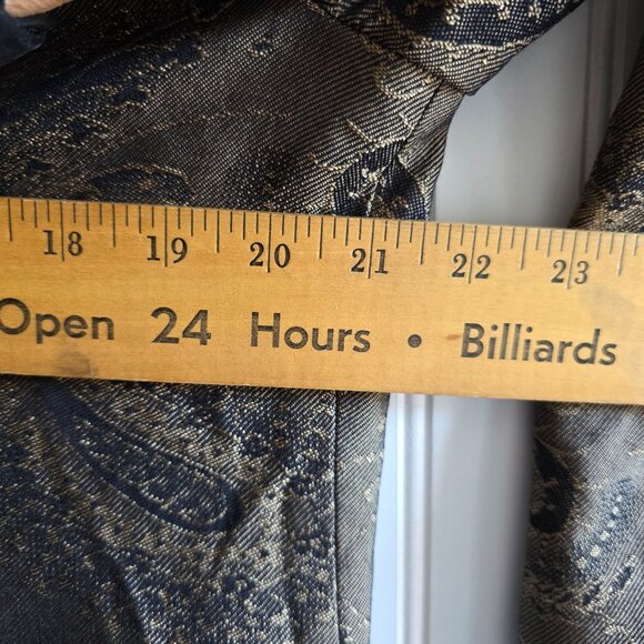 Pendleton Paisley Tapestry Blazer Size 16 Needlepoint Look Upholstery Deadstock - Picture 7 of 11